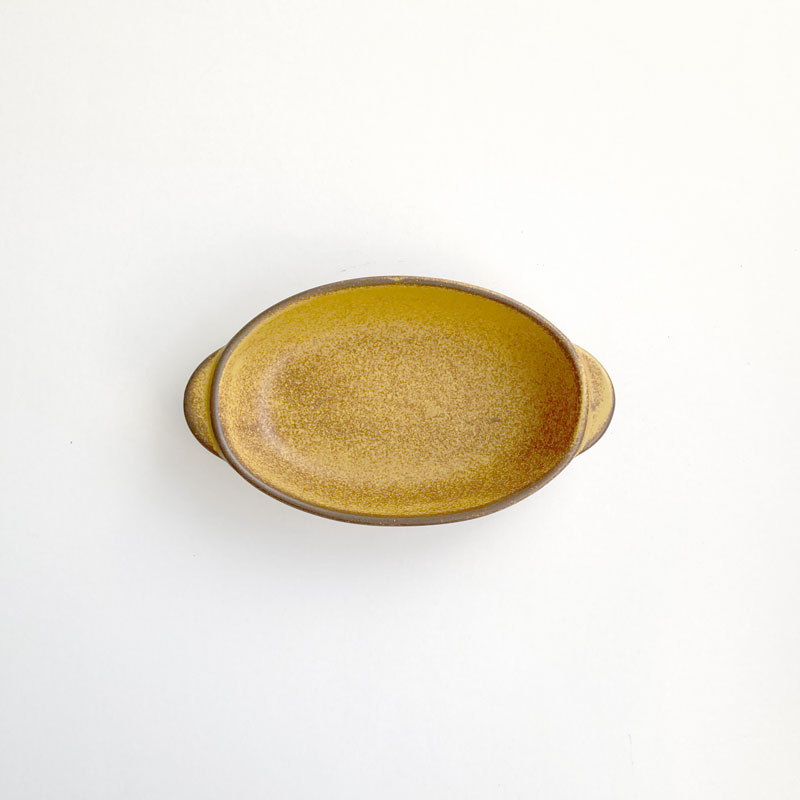 耐熱楕円グラタン（小）　からし