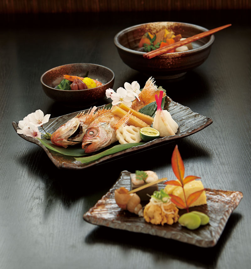 古備前 枯山水 角皿26cm｜うつわや休兵衛