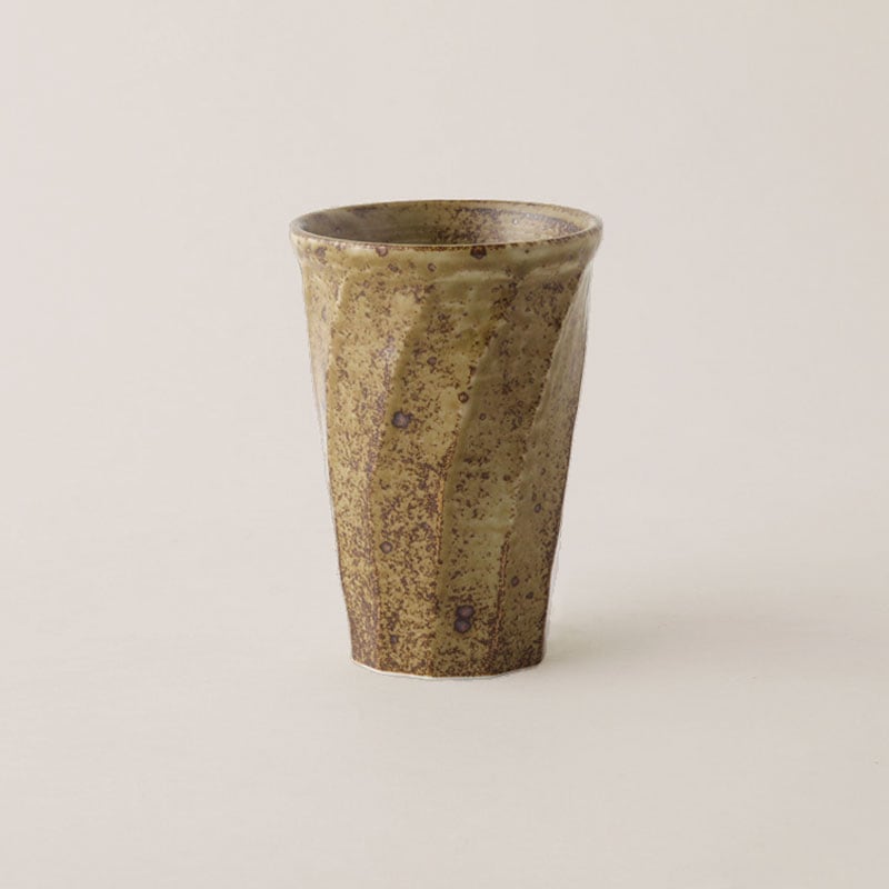 わび朽葉　ねじりカップ