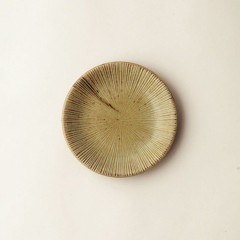 わび朽葉　千段4.5皿