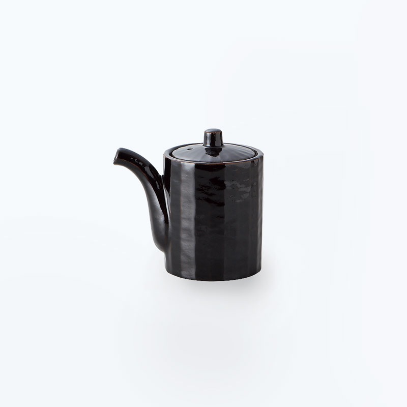 柚子黒天目　汁次　小