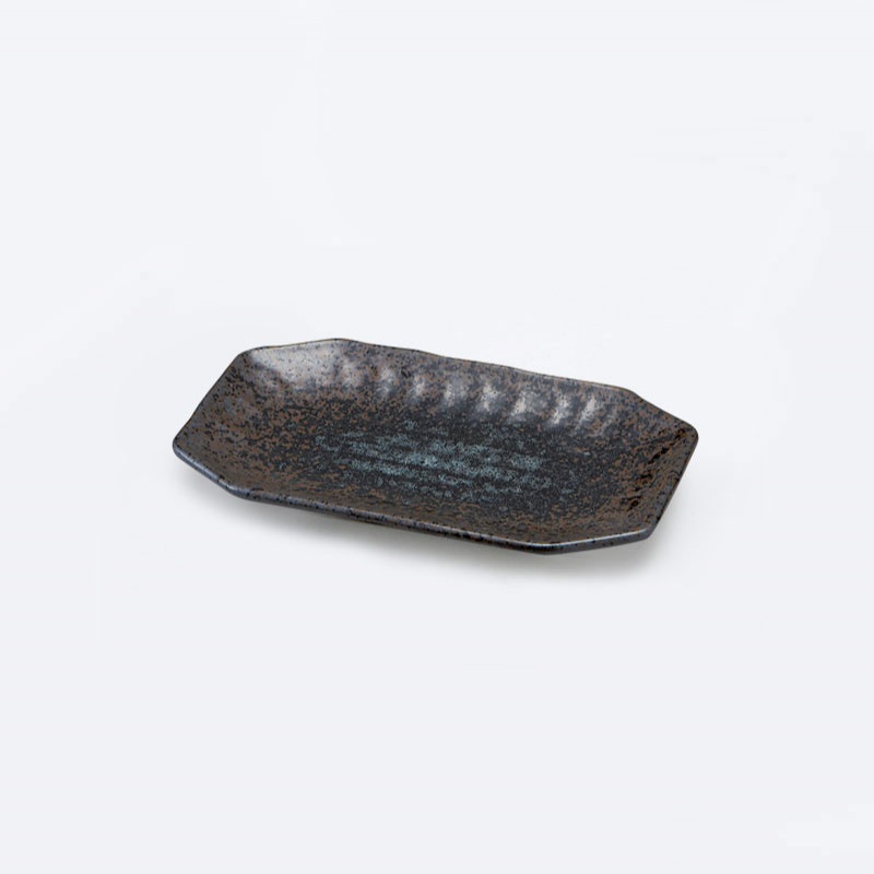 蒼月　八角串皿