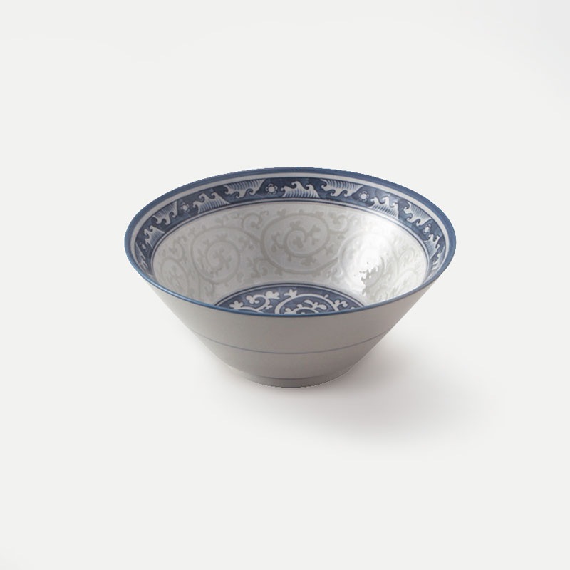 波唐草　4.8ライス碗