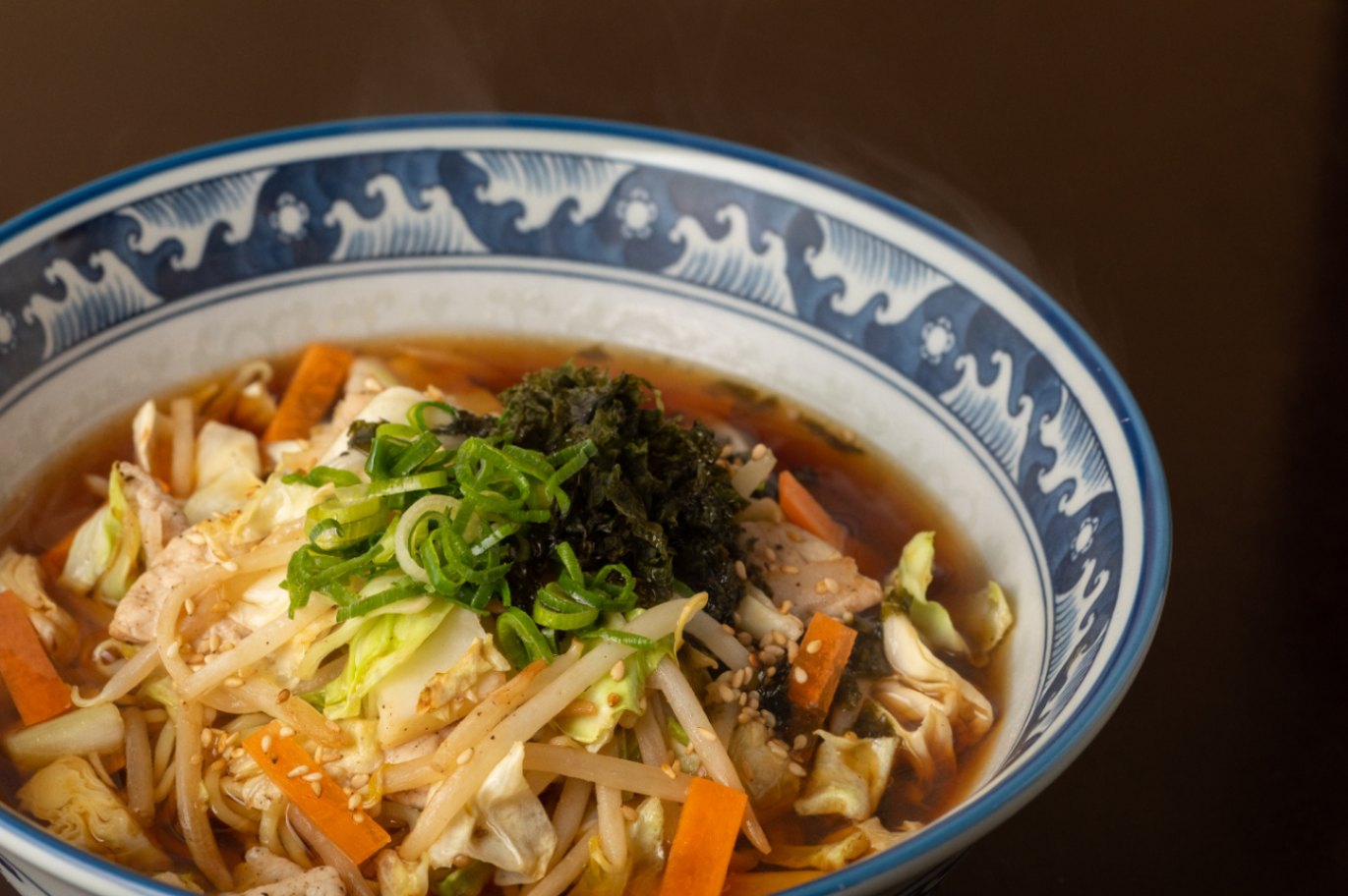 波唐草　6.8浅高台丼