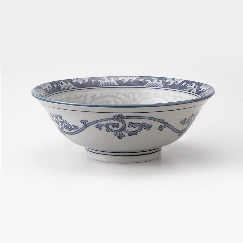 波唐草　6.5浅高台丼