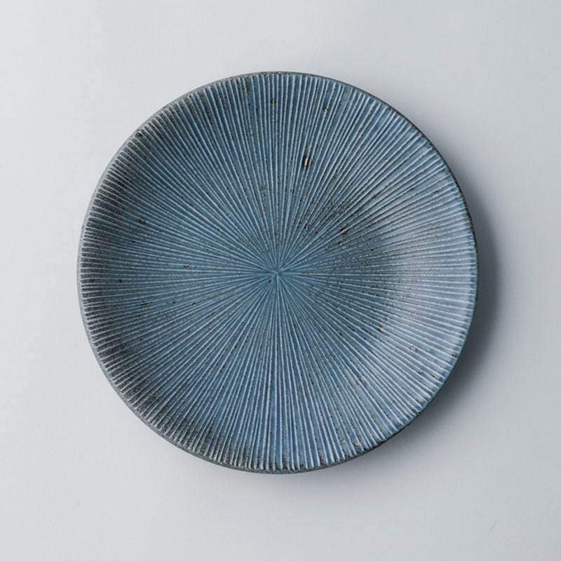 わび紺ねず　千段7.5皿