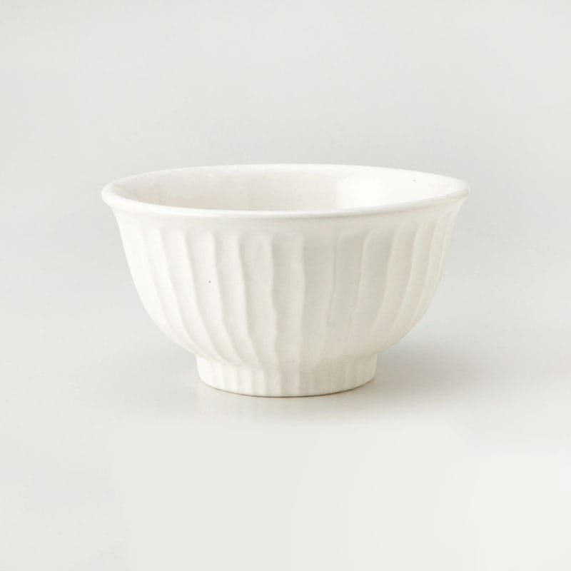 白玉粉引　しのぎ5.5丼