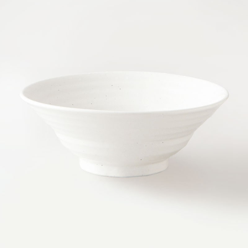 白玉粉引　六兵衛8.0丼