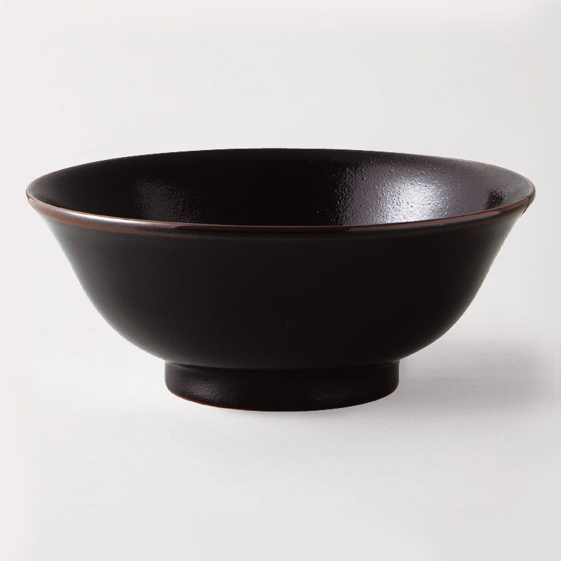 柚子黒天目　6.8高台丼