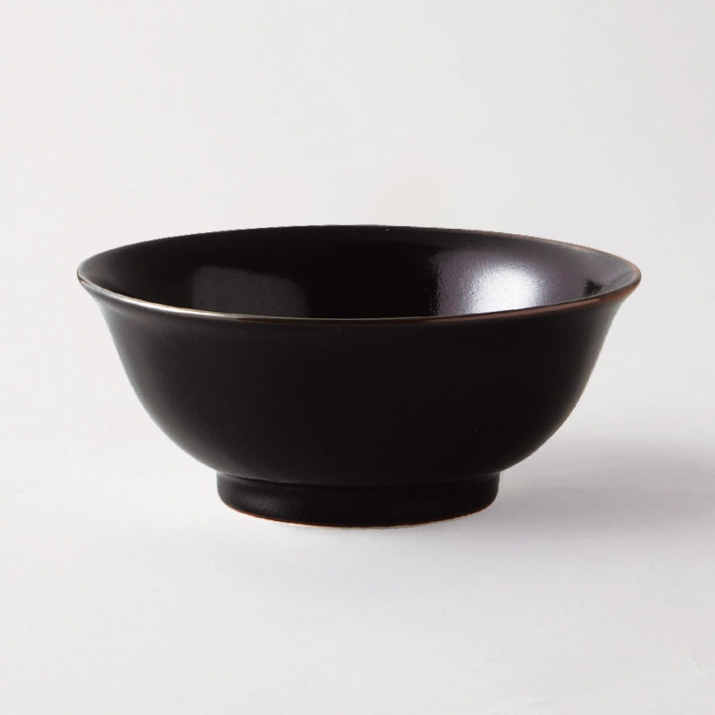 柚子黒天目　6.3高台丼