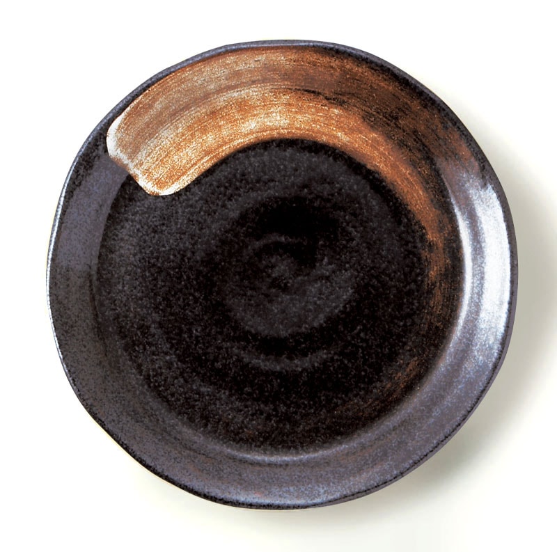 黒結晶　27.5cm皿