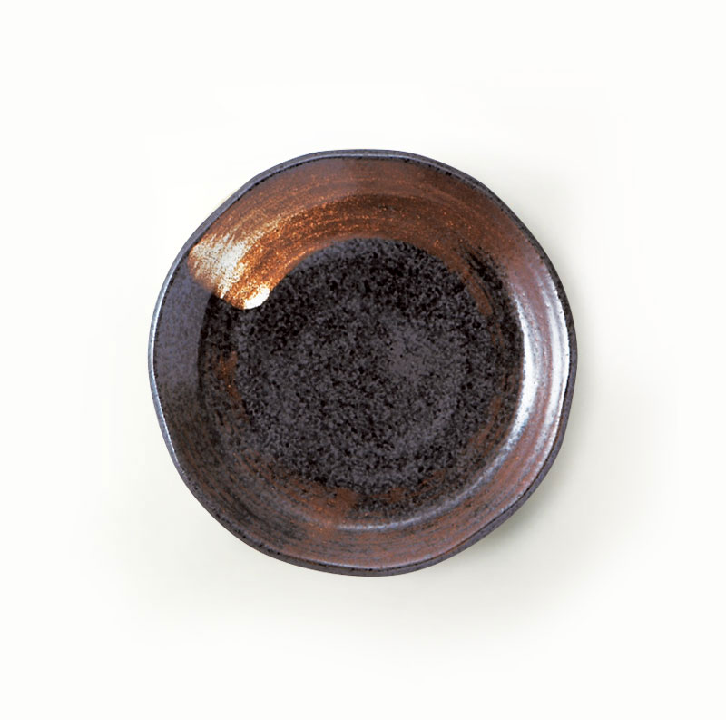 黒結晶　14.5cm皿