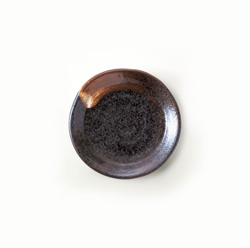 黒結晶　11cm皿