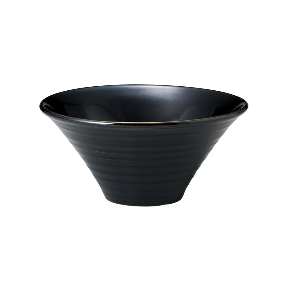 黒 7.0薄筋朝顔丼｜うつわや休兵衛