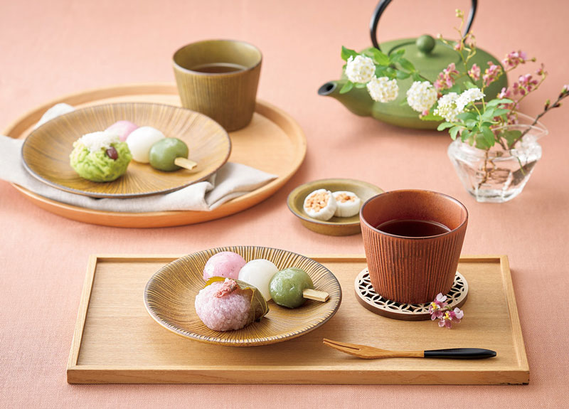 焦がれ柿 千段7.5皿｜うつわや休兵衛