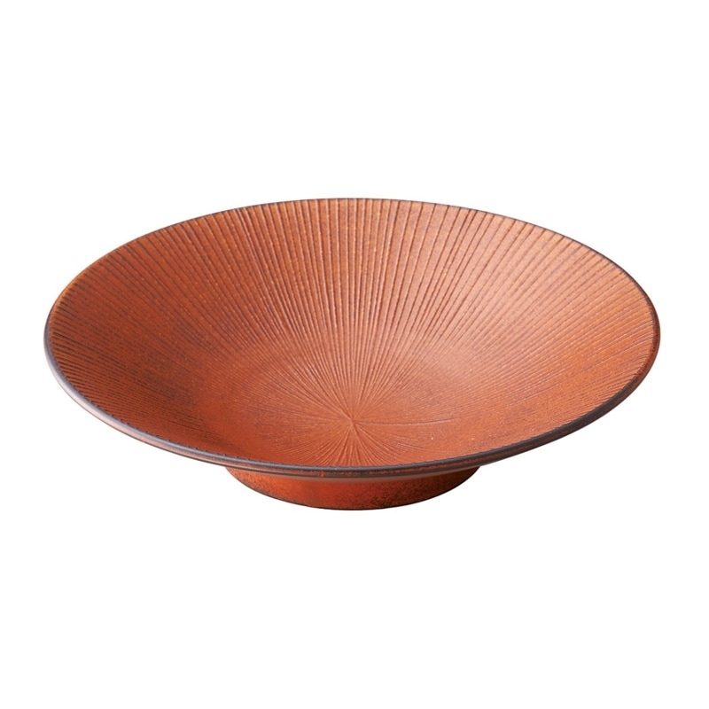 焦がれ柿　千段9.0めん鉢