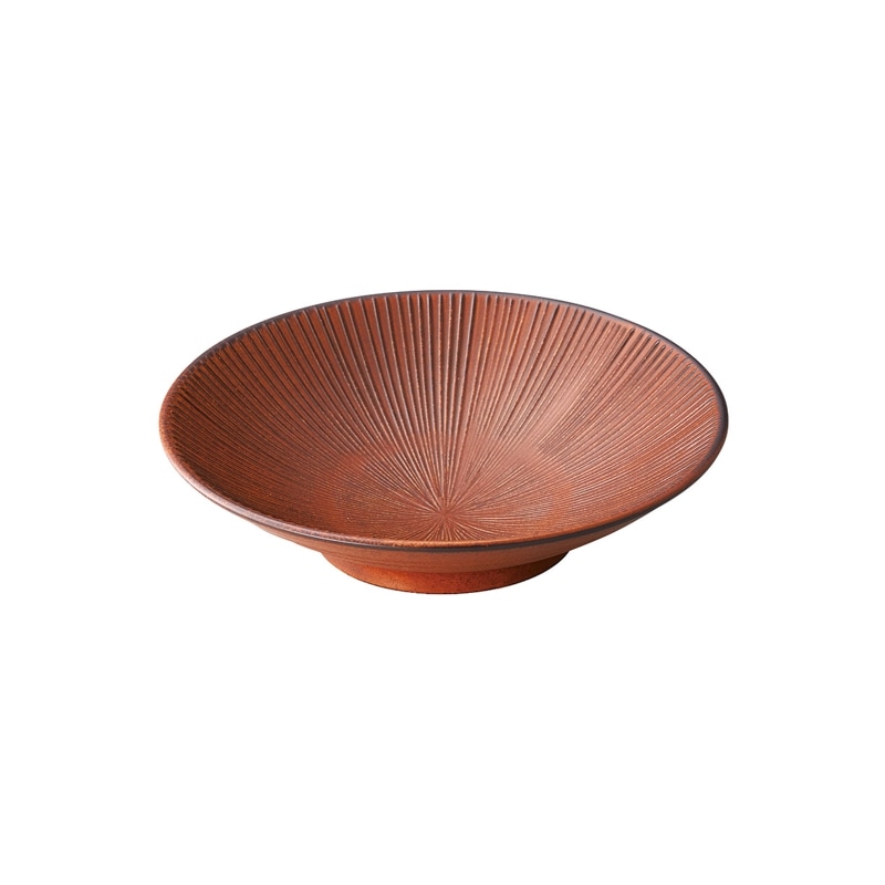 焦がれ柿　千段7.0めん鉢