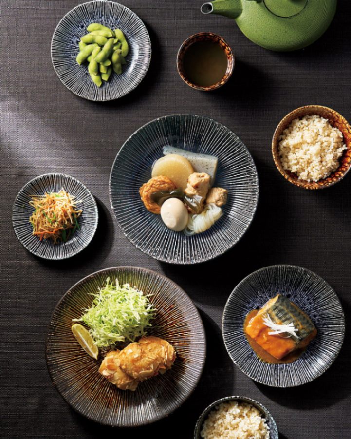 雨流 花紺　千段くらわんか3.6碗