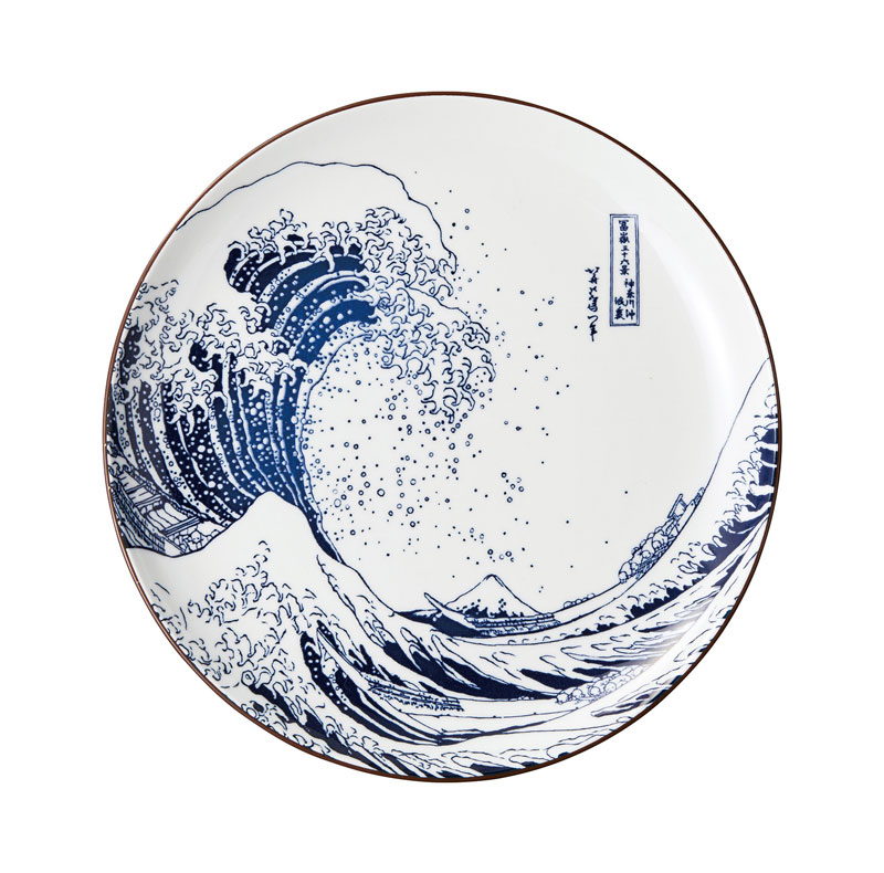北斎 富士 8.0皿