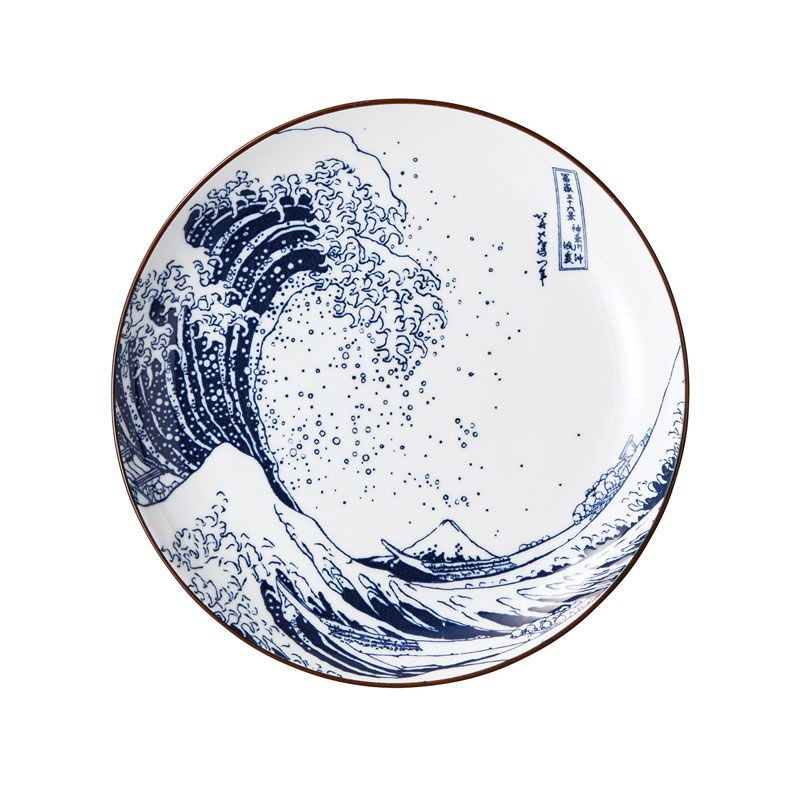北斎 富士　7.0皿