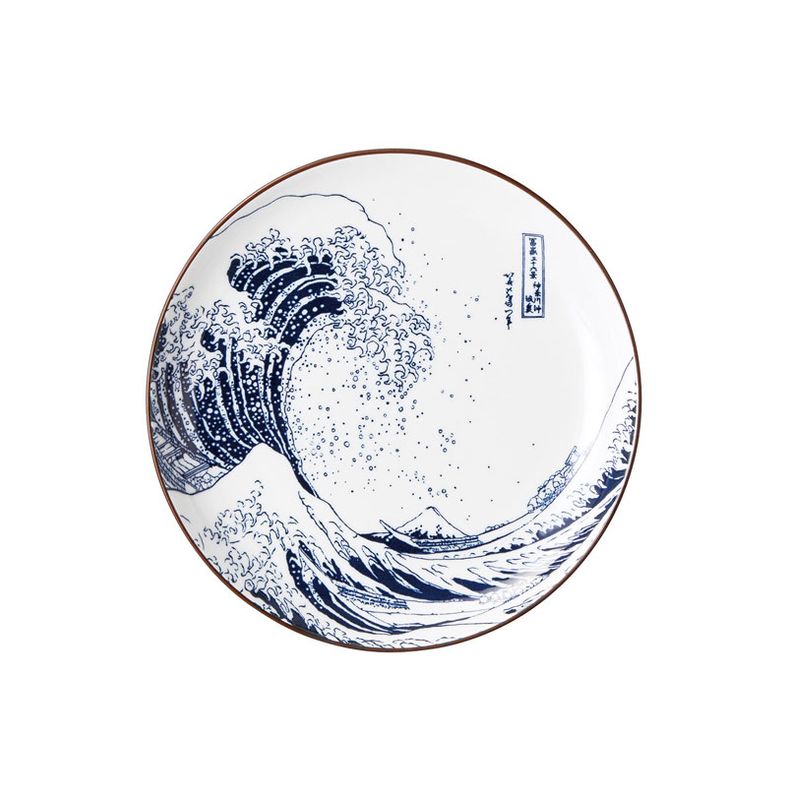 北斎 富士　6.0皿