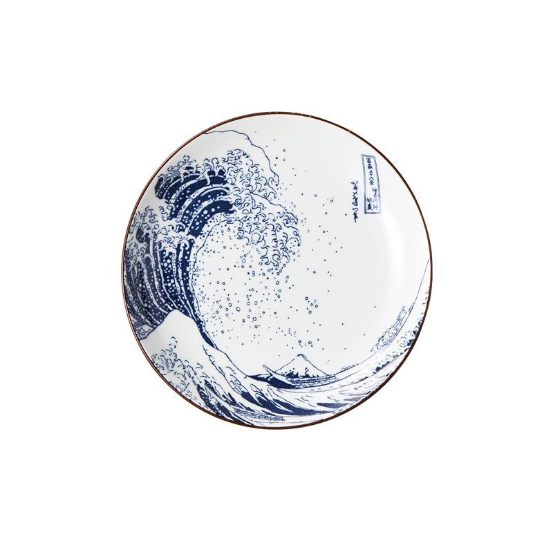 北斎 富士　5.0皿
