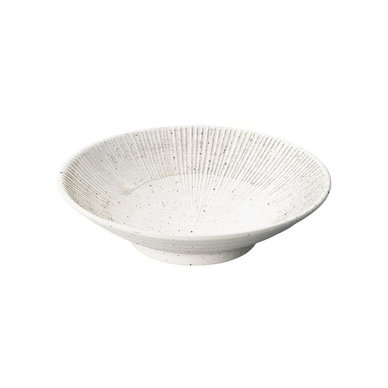 白御影白刷毛　千段7.0めん鉢