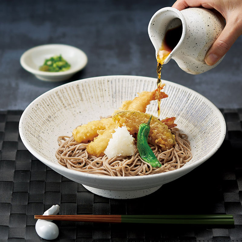 白御影白刷毛　八角7.0丼