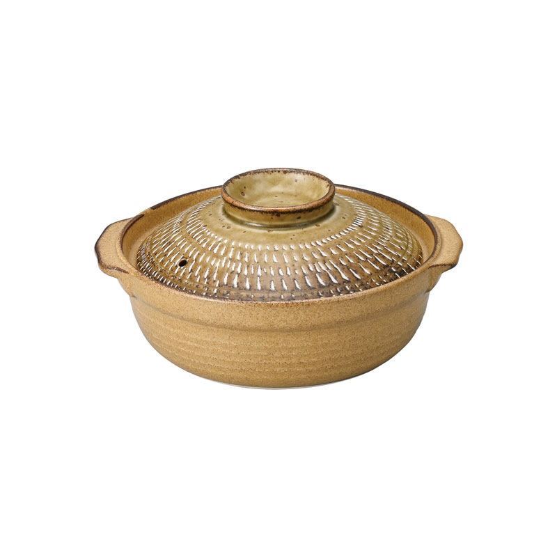 6号土鍋（身） 薄茶｜うつわや休兵衛