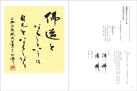 色紙漢字かな交じり書 [仏のやさしい教え] 星 弘道 書｜書道用品の半紙