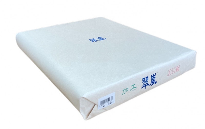 水墨画/用紙　祥心　半切1/3（350mm×450mm）正30枚　7点セット 書道用品】【手漉き画仙紙】水墨画用紙 純楮紙 F6サイズ｜書道