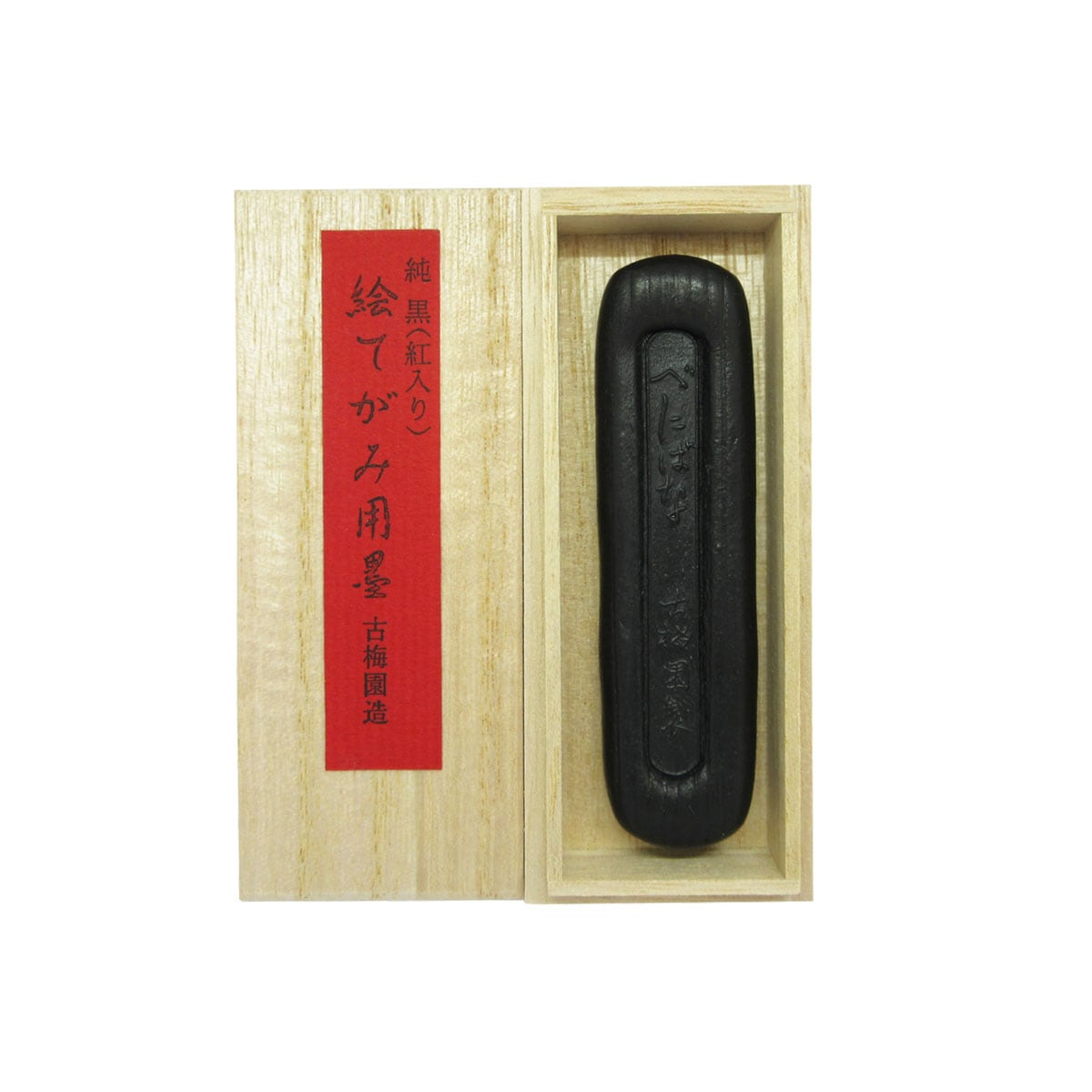 古道具　文机　梅の手彫り Amazon.co.jp: 書道用品 固形墨 古梅園 官双鳳 81年製 紅花墨 91