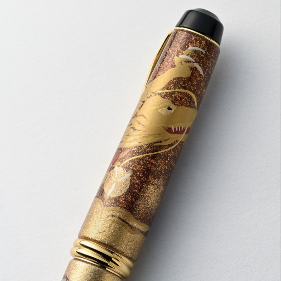 万年毛筆 夢銀河 天然木 昇龍 輪島蒔絵 (DAY140-65) 限定20本