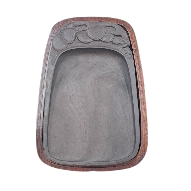 漢字条幅用におススメ☆彡】宋坑端渓硯 角型 9インチ 漢字条幅用にお