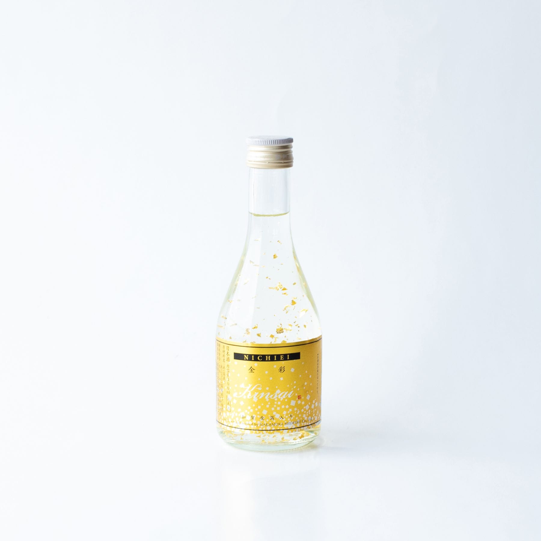 日榮 加賀金箔入 金彩 純米酒 300ml-金沢中村酒造オンラインショップ