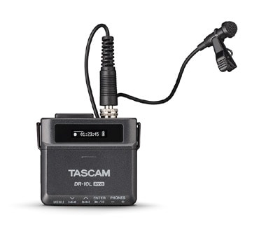 TASCAM DR-10L ピンマイクレコーダー DR-10L | ピンマイク付き小型オーディオレコーダー | TASCAM (日本)