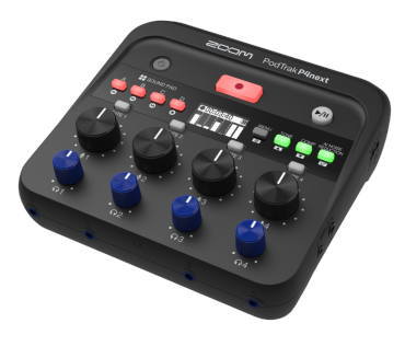 ZOOM（ズーム） PodTrak P4next 4XLR入力ポッドキャストレコーダー