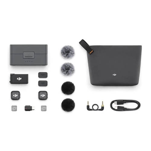 DJI Mic 3��������2�ܼ�����1�ܽ��ť�������DAM001