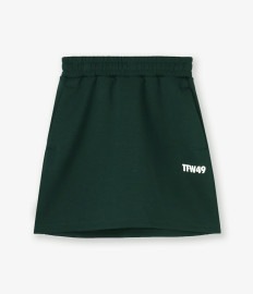 TFW49 .CARDBOARD MATERIAL SKIRT (D.GREEN)  TL07232004 . WOMEN