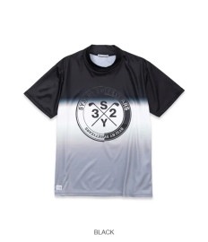 SYG-24S27  GRADATION CROSS LOGO MOCK/MEN'S /SY32 GOLF