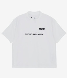 TFW49 TL10241007 RELAX MOCK NECK T(WHITE)/WOMEN