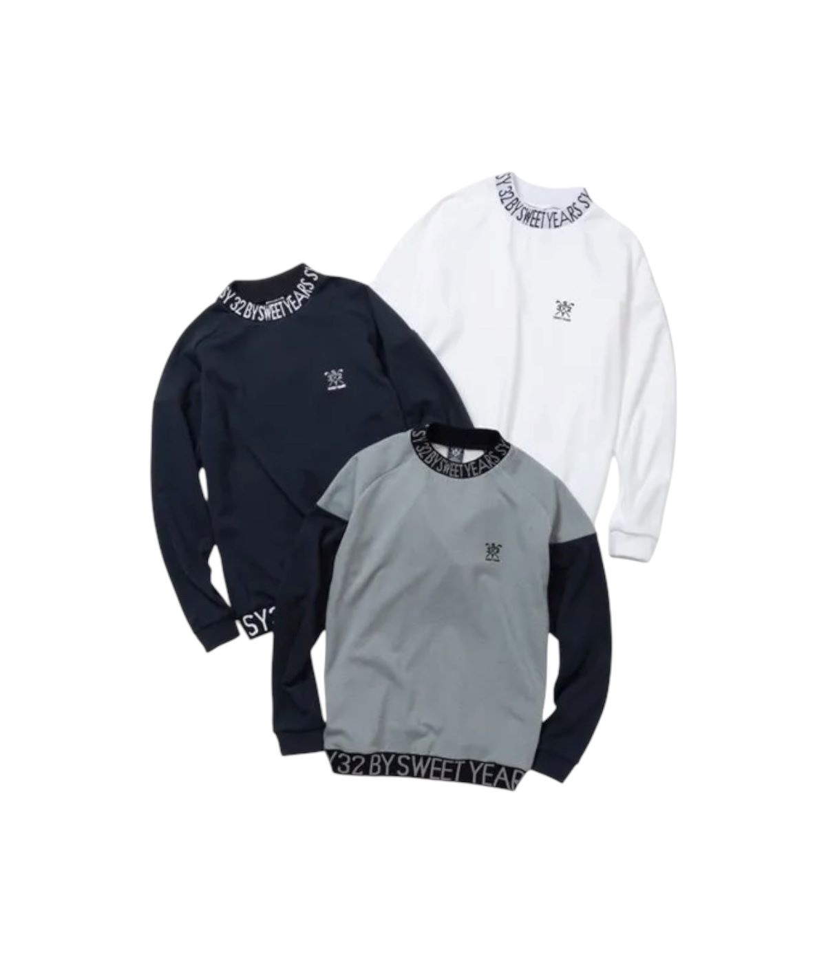 人気の /STRETCH SYG-24A024 SYG BRAND,SY32 | GOLF SY32 / MOCK LOGO メンズウェア