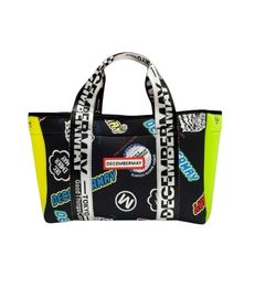 DECEMBERMAY /  3-999-8526/ Livelimix print 2WAY neoprene mini tote bag / UNISEX