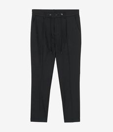 junhashimoto / 1070000024 / EASY TUCK PANTS★★ / BLACK