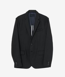 junhashimoto / 1030000008 / JERSEY JACKET -EMBOSS CAMO-/BLACK