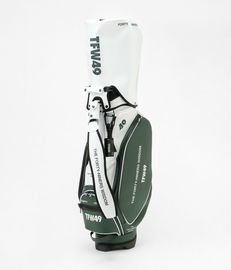 TFW49 / T132510009 / LEATER CADDIE BAG / GREENxWHT