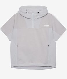 TFW49 / T102520031 / CARDBOARD MATERIAL SHORT SLEEVE HOODIE (2色)