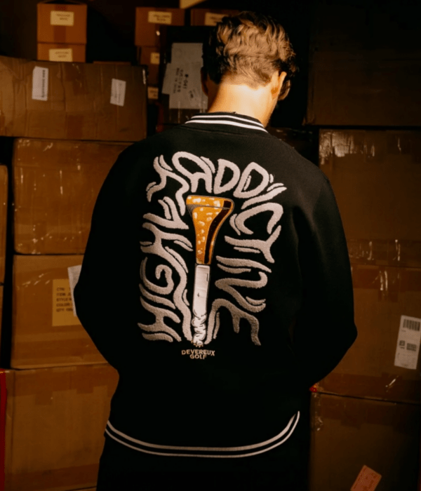 ○★新品未使用　デヴァローゴルフ×ジョニーウォーカー　ブルゾン　XL　イエロー JOHNNIE WALKER - KEEP WALKING COLLECTION