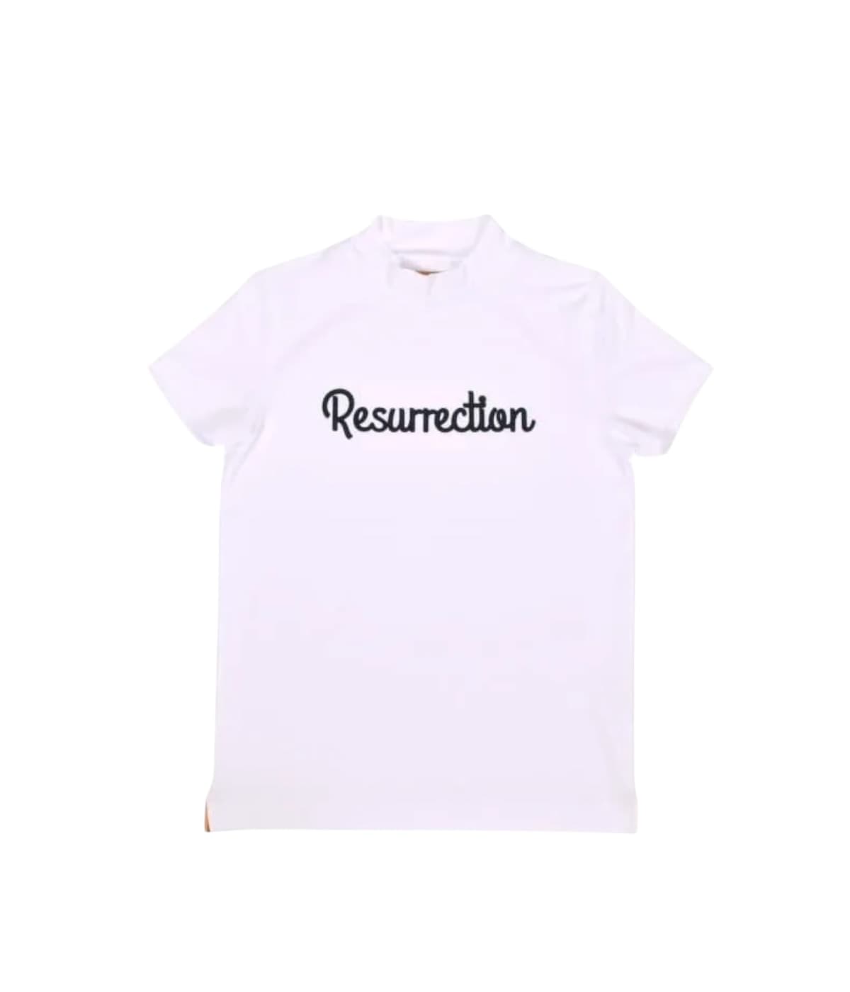 Resurrection / BF12IN27-W /ウィメンズ シリコンロゴモックネック