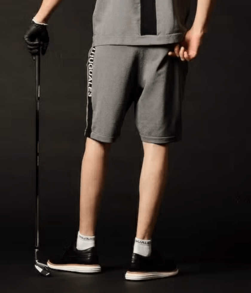 1PIU1UGUALE3 GOLF / GRK098-GPE047 / 113 GOLF KNIT SHORTS / BLACK